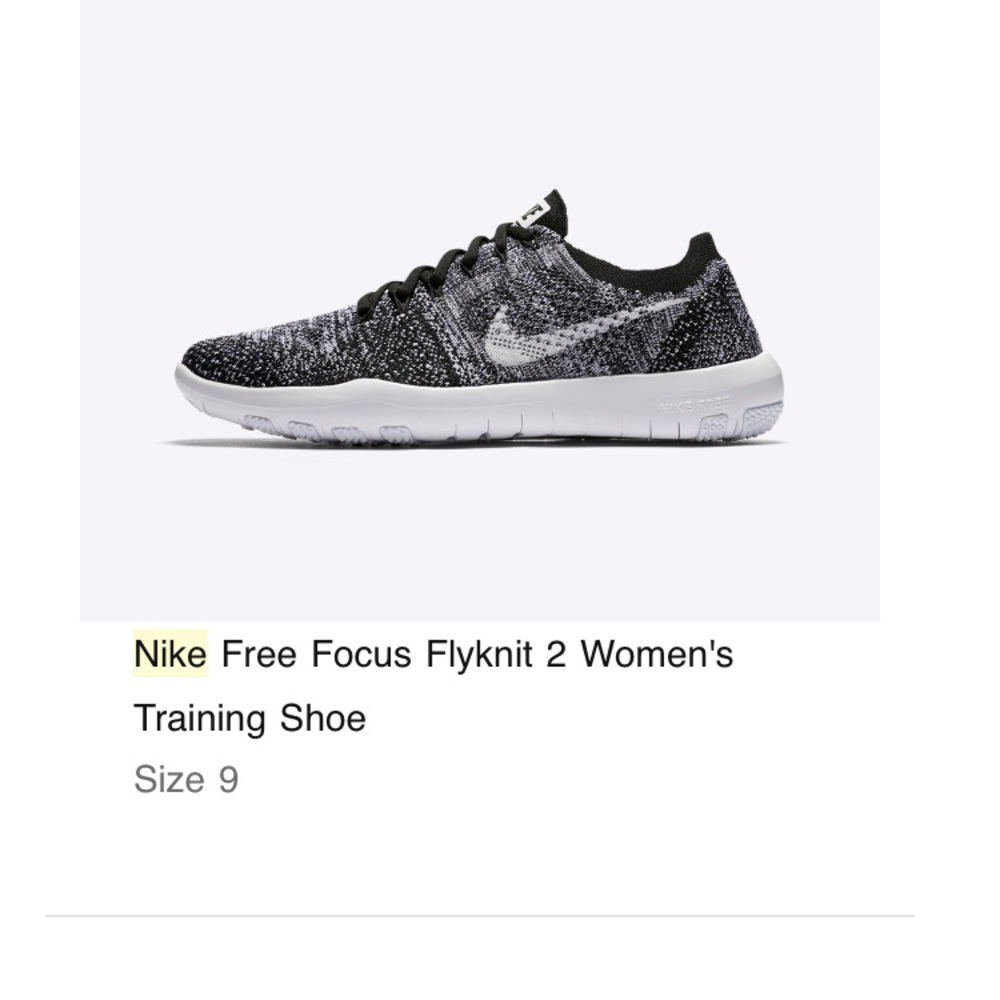 Nike Free Focus Flyknit 2 Women's Training Shoe